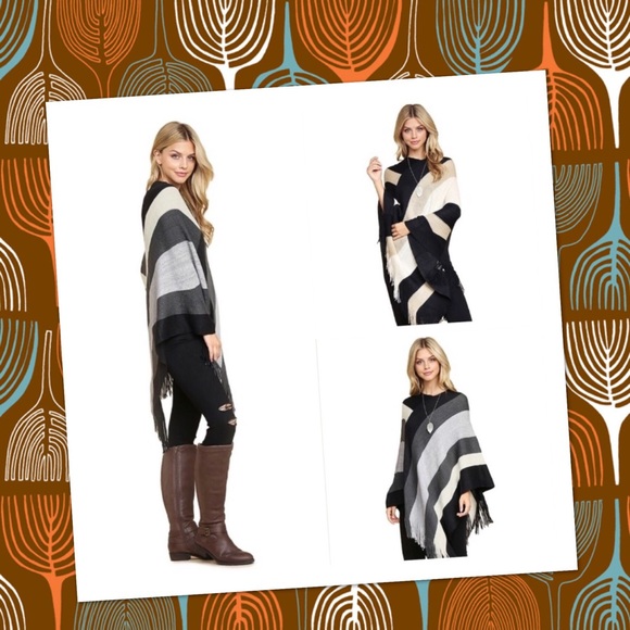 Accessories - 🎁 striped poncho